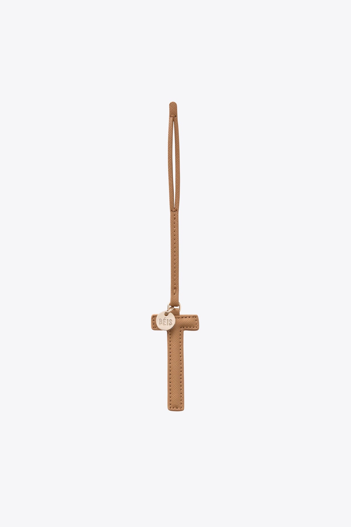 The Letter Charm in Camel