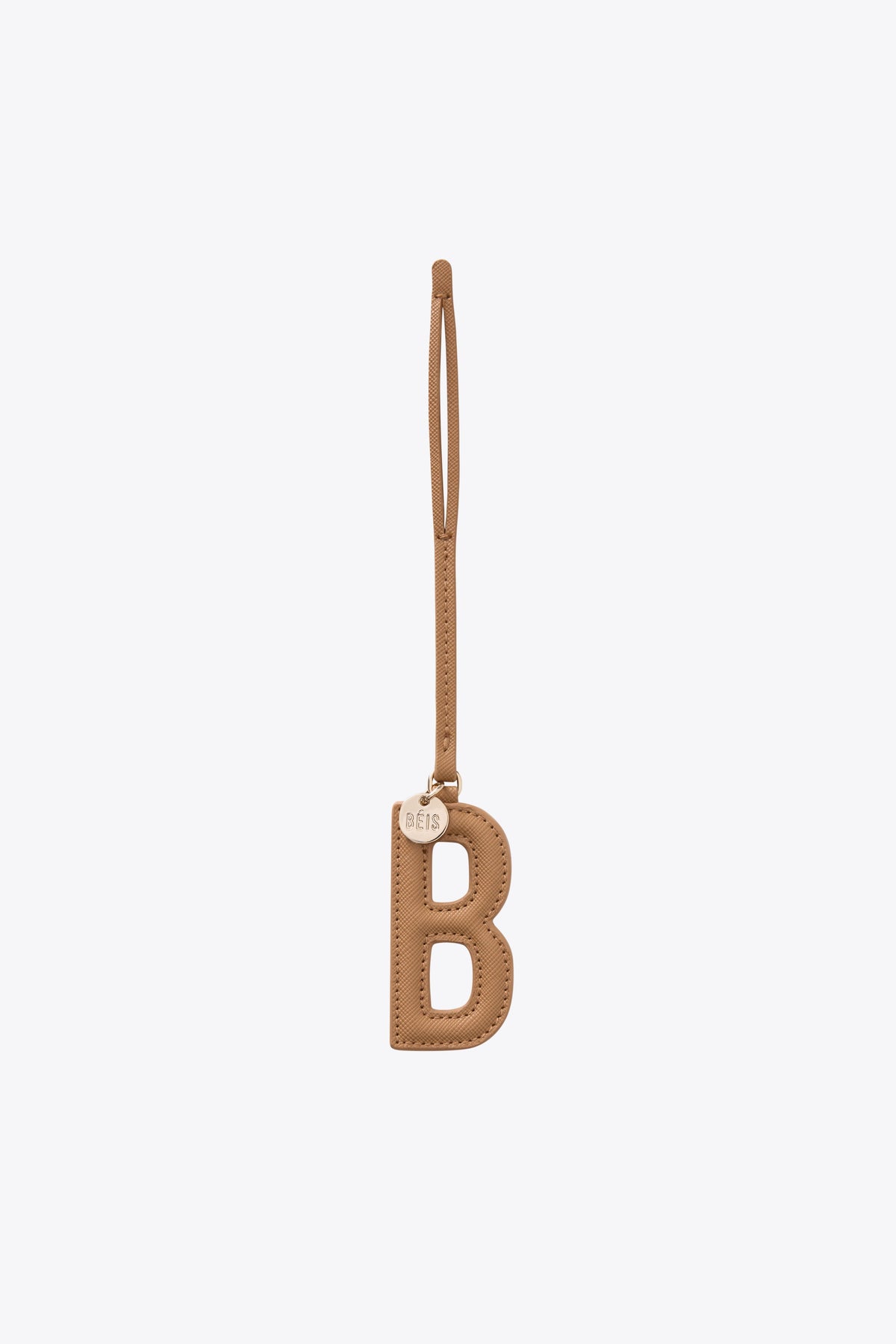 The Letter Charm in Camel