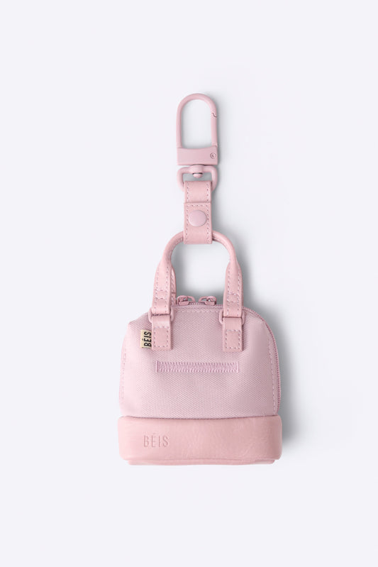 The Micro Weekender Charm in Atlas Pink