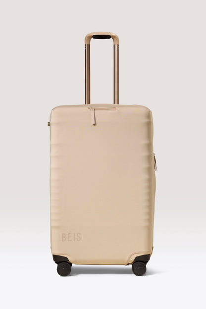 The Medium Check-In Luggage Cover in Beige
