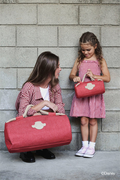 The Disney Large Duffle in Red Jeans