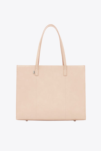 The Large Work Tote in Beige