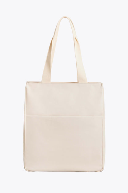 The North To South Tote in Beige
